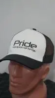 Снепбэки с логотипом «Pride weapon of kings» Белая/Черная