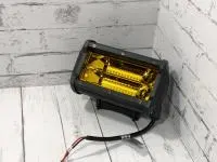 Светодиодная фара LightWay LED 72W C3CR (93S - DDF5) Yellow 13,5см Желтая