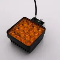 Светодиодная фара LightWay 48W 5D SQ Yellow Spot