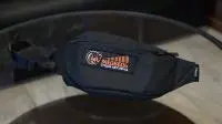 Сумка поясная Медведь черная