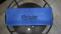 Полотенце с логотипом «Pride weapon of kings» синее